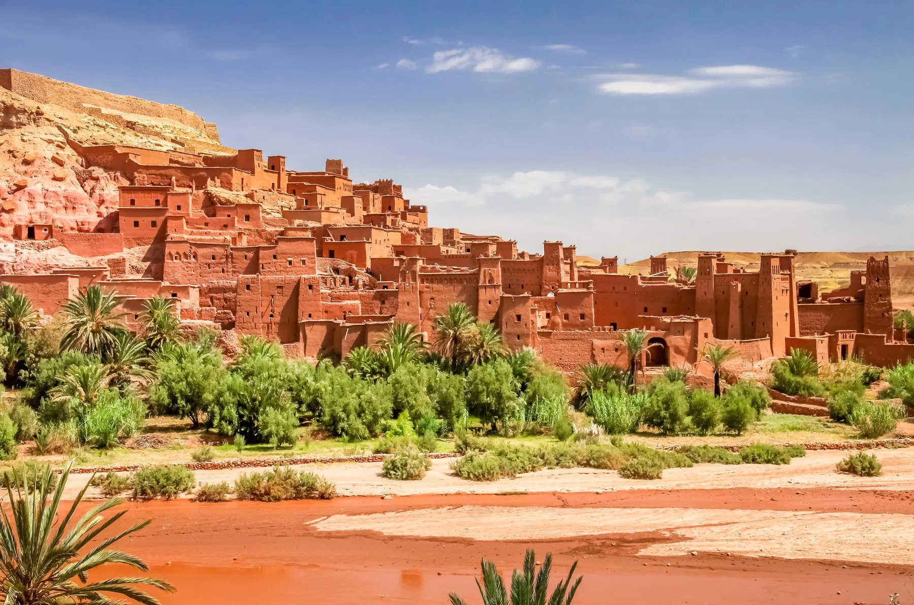 Desert townscape, Ouarzazate region